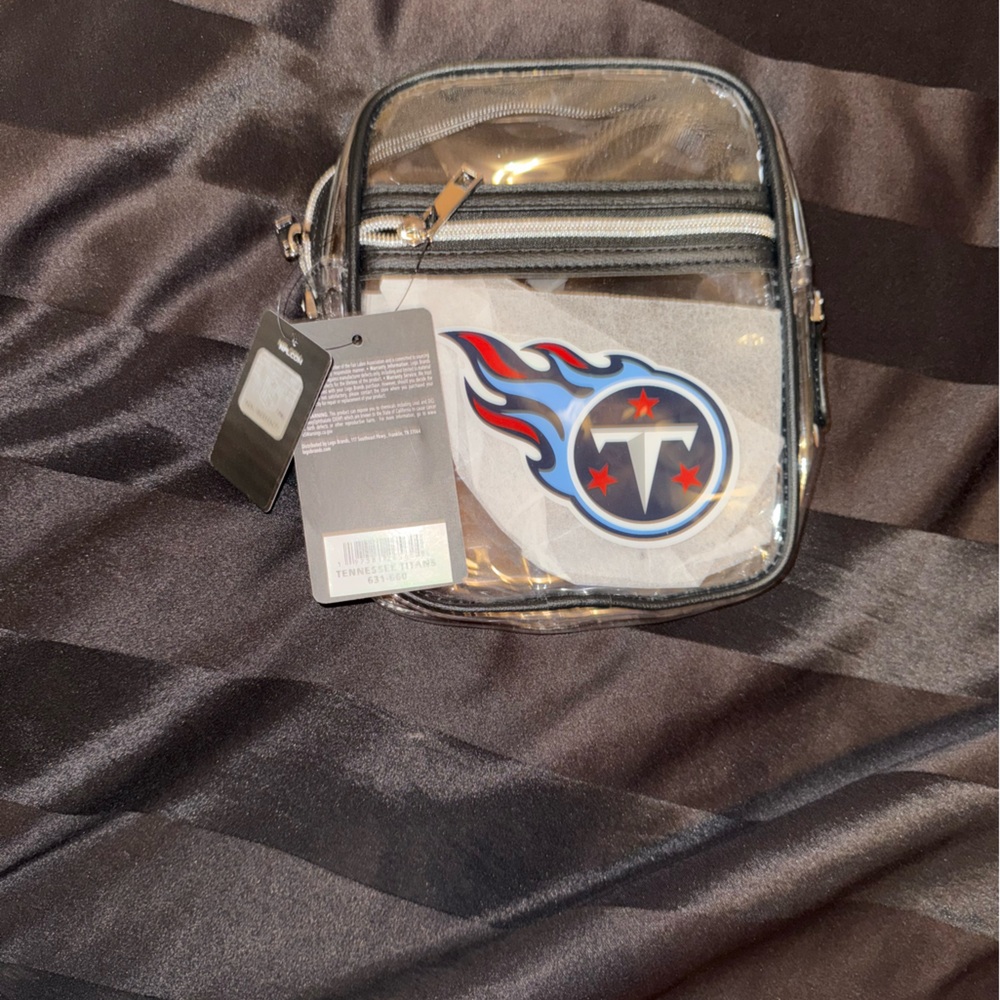 Tennessee Titans Transparent Crossbody Bag
